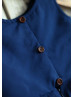 Navy Blue Cotton Cupcake Flower Girl Dress